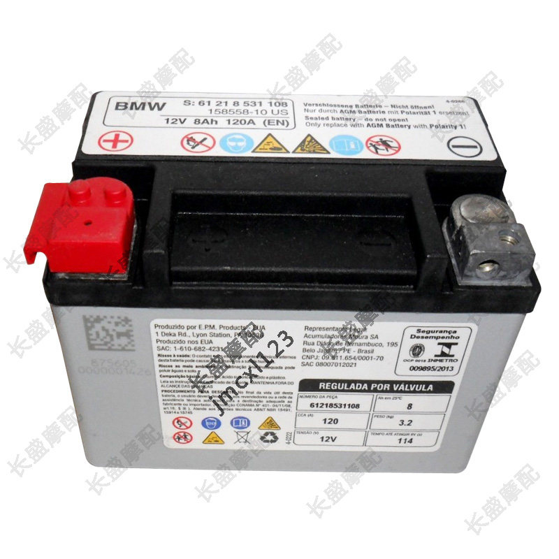 BMWS1000R BMWS1000R S1000RR S1000XR S1000XR R Mountain Leaf R1R6 locomotive battery 12V storage battery