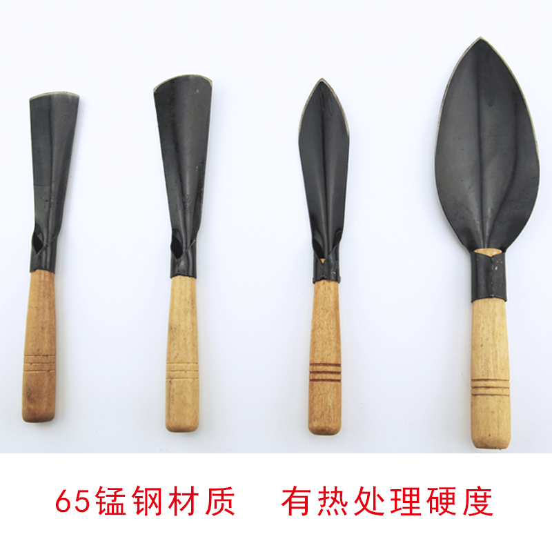 Baoli 65 manganese steel gardening spatula set home planting flowers loose soil digging garlic bonsai outdoor camping tools