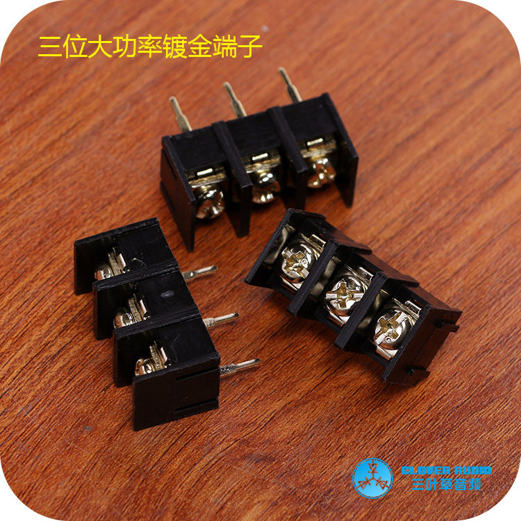 Customised Gilded Fence Style 2P 2P 3P Splicing Wiring Terminal Pitch 10MM 2 bits 3 bits