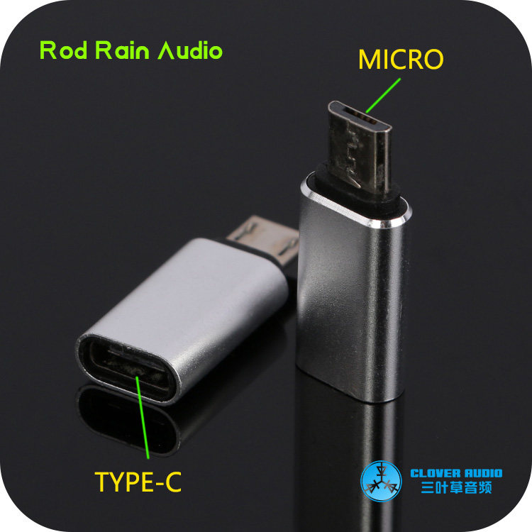 Type-c to micro adapter Android data card adapter OTG connector