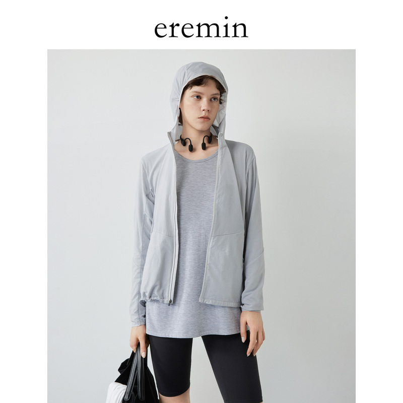 Mincollection Lin Moqing/Eggshell Hoodie/Nude-Feel Comfortable Skin Jacket Thin Soft Shell Jacket Mincollection Lin Moqing/Eggshell Hoodie/Nude-Feel Comfortable Skin Jacket Thin Soft Shell Jacket