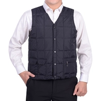 Đàn ông trung niên trở lên áo vest mùa đông ấm áp bố xuống bông lót áo khoác cotton nhỏ ông nội vest chú bộ vest nam cho người trung tuổi
