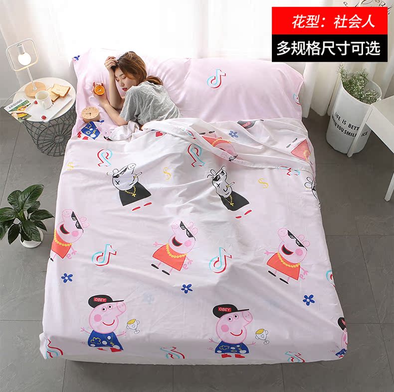 Cotton khách sạn du lịch trên bẩn túi ngủ người lớn quilt trong nhà khách sạn du lịch tấm chống bẩn đơn bông đôi