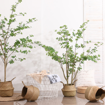 Japanese Bell simulation plant green plant potted Nordic fake tree storefront window living room homestay decoration