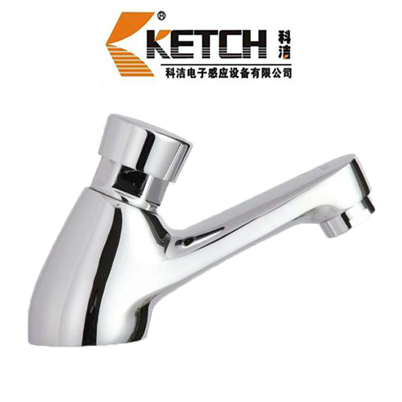 KJie sanitary bathroom All copper cold water delay pelvis faucet pelvis cold faucet wash basin pot KT8601