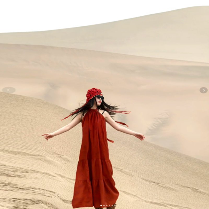 Red Long Dress for a Wasteland Style Photoshoot in Qinghai-Gansu, Northwest Desert, and Xinjiang Red Long Dress for a Wasteland Style Photoshoot in Qinghai-Gansu, Northwest Desert, and Xinjiang