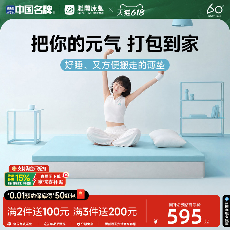 【Xiaolan Box·Energetic】Yalan Removable and Washable Memory Foam Mattress for College Dormitory Tatami Roll-Up Thin Mattress