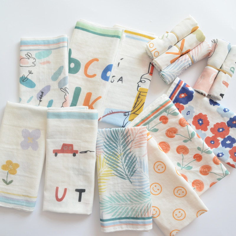 In Newborn Gauze Baby Towel Baby Triangle Towels Towels Summer thin