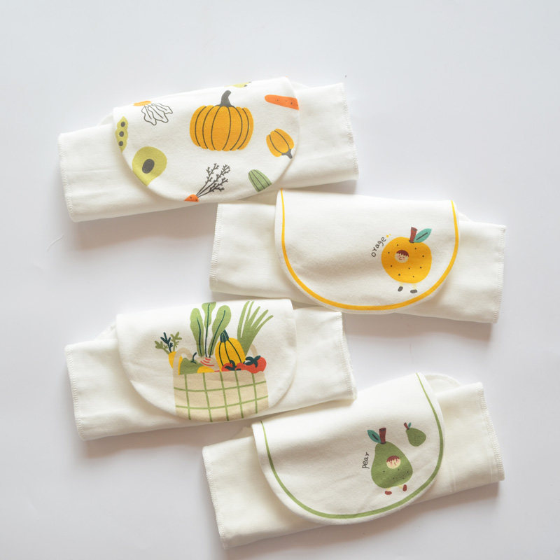 2-pack baby cotton gauze sweat towel Children Baby Cotton yarn pad back towel back sweat kindergarten children