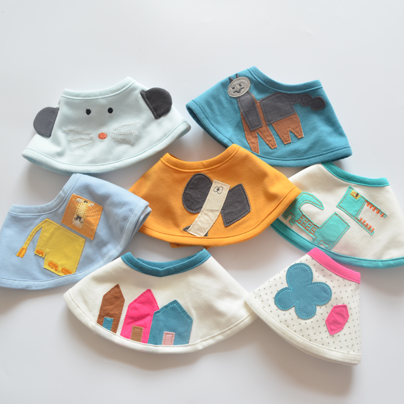 2 dress baby enclosure pure cotton baby saliva towels 360 degrees anti-tween milk waterproof newborn enclosure scarves for spring and autumn