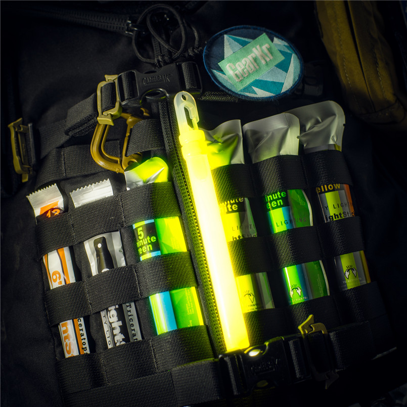 (Cisfeng Express) Triangle Dragon 6 Inch Outdoor Emergency Field Survival Fluorescent Stick Tactical Rescue-Taobao