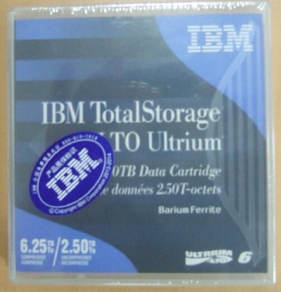 IBM LTO Ultrium 6 Data Tape(00V7590) 2 5T-6 25T LTO6