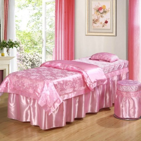 Vàng Beauty khăn trải giường denim bông Plush thẩm mỹ viện châu Âu rộng khăn trải giường massage chung 80 - Trang bị tấm ra giường spa
