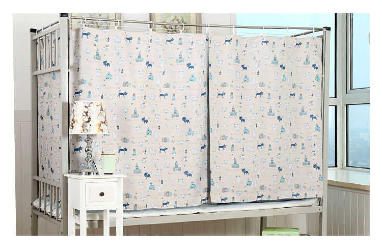 Lay rèm cửa ký túc xá cậu bé giường ký túc xá mất điện hoặc cô gái công chúa đáng yêu gió nhỏ gọn Bụi đôi giường manti - Bed Skirts & Valances rèm khung giường ngủ 4 trụ
