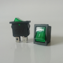 6A220V household appliances modified ON-OFF Two-gear boat type switch with lamp red green DIY universal new product