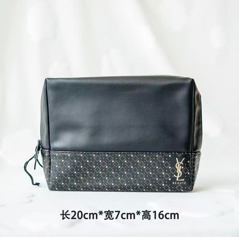 Ysl Saint Laurent Cosmetic Bag Coin Purse Exclusive Gift Compact Clutch Organizer Pu Portable Toiletry Bag Ysl Saint Laurent Cosmetic Bag Coin Purse Exclusive Gift Compact Clutch Organizer Pu Portable Toiletry Bag