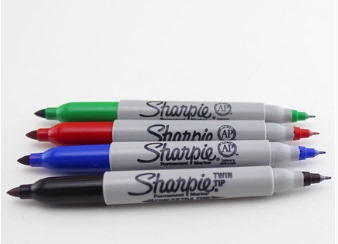 Imported from the United States, Ruiyi Sanfu Skin Marker Pen Is a Dual-Tip, Dust-Free, Oil-Based Tattoo Surgical Medical Marker Pen That Is Waterproof
