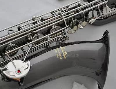 Mua saxophone đen niken baritone giáo sư Eb thấp cao bạc bạc mới chơi nhạc cụ saxophone / ống - Nhạc cụ phương Tây đàn acoustic