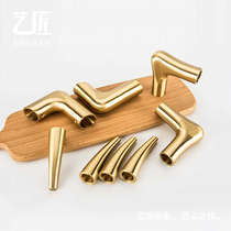 Craftsman light luxury new meaning Sino-American French European furniture chair sofa pure copper hardware matching connector popularity