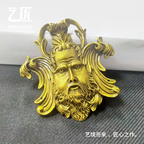 Artisan Alexander Hardware Accessories Pure Brass Decorative Gold Decal Factory Direct British American Sofa Tanabata