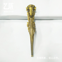 Artisan new Alexander furniture copper hardware accessories genuine cabinet decoration applique head shock low price