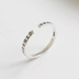 VF tùy chỉnh 925 sterling bạc tốt Hy Lạp nhẫn nhẫn điều chỉnh mở bạc Thái Lan nhẫn đôi bạc Nhẫn