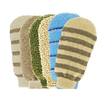 Germany riffi baby inner cotton linen massage bath gloves washcloths comfort bath gloves