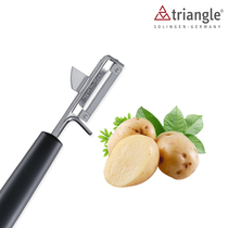 Triangel nickel-plated stainless steel rotary paring knife potato planer Germany Solingen manufacturing
