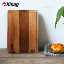 Thailand imported acacia wood chopping board cutting board solid wood anti-mildew antibacterial vegetable cutting board household chopping board imported kitchen utensils