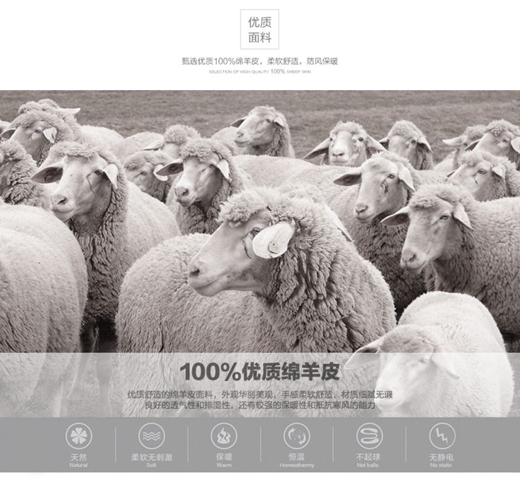 Đầm da lộn cộng với nhung da cừu dày xuống áo khoác nữ mùa đông áo khoác da dài 2018 lông mới áo da butuni
