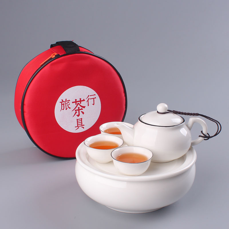 Travel Chaoshan worker's tea house Dormitory With Kung Fu Tea Portable Suit Tea Pot small in full swing with outdoor ceramics