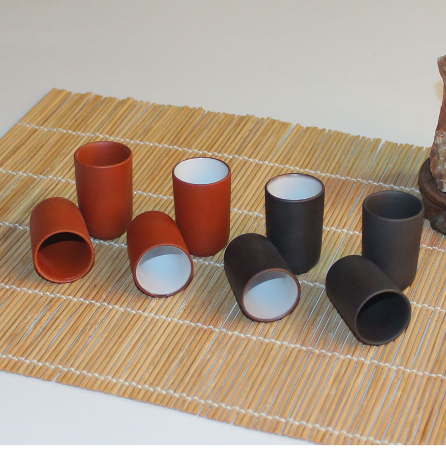 Zisha Tea Set Gongfu Scent Cup Set Tea Straight Single Cup Sản phẩm nước hoa Huaihua Tea Kung Fu Tea Cup nhỏ - Trà sứ bình pha trà thủy tinh