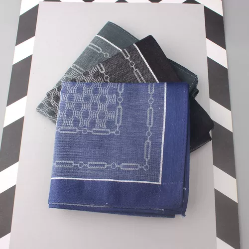 Хлопковый носовой платок, старомодный мягкий шарф, подарочная коробка, впитывает пот и запах