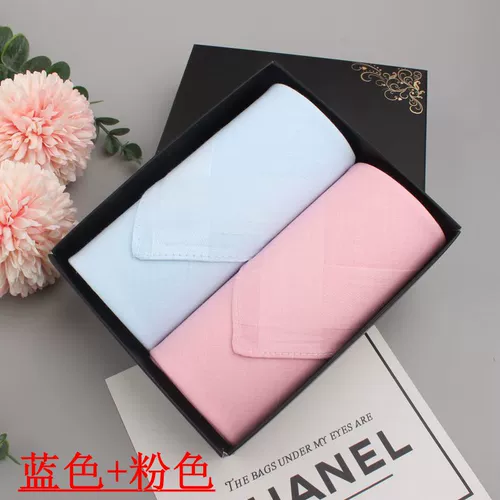 Хлопковый цветной мягкий носовой платок, экологичная подарочная коробка, впитывает пот и запах, хорошо впитывает воду