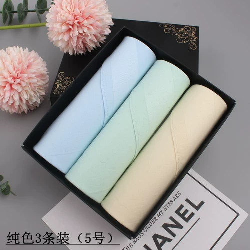 Хлопковый цветной мягкий носовой платок, экологичная подарочная коробка, впитывает пот и запах, хорошо впитывает воду