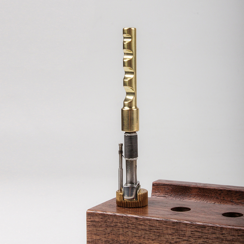 (Vulcan) Polished Wheel Exchangeable-style profiled bronzed head polished and polished flat hand leather tool