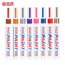 Zhipai ZP-610 Metal Color Paint Pen White Marker Tire Pen DIY Gold Signature High Gloss Painting