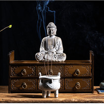 Buddha Niche Small Home Finance God Buddha Cabinet Standing Cabinet Solid Wood Chinese Style Buddha Statue of the Buddha Statue of the Table Guan Guan for Economic Type