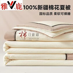 Yalu Summer Xinjiang Cotton Quilt, Summer Cooling Quilt, Washable Thin Air Conditioning Quilt Core, Student Dormitory Single Summer Quilt