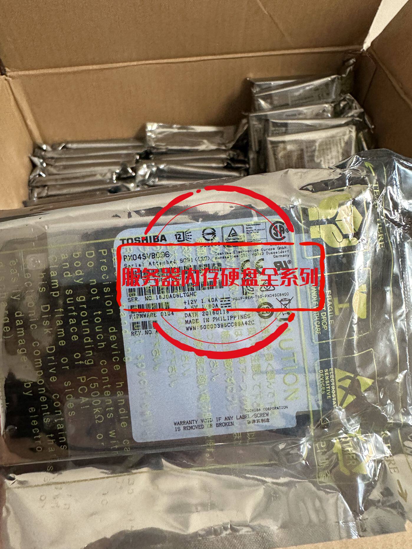 Твердотельный накопитель DELL Toshiba PX04SVB096 SSD 960 ГБ SAS 12 Гбит/с 2,5 дюйма Изображение 1