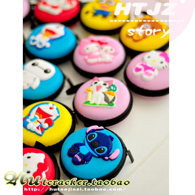 Headphone nhập học gói phim hoạt hình dễ thương lưu trữ gói di động sạc cáp dữ liệu hợp nhất lưu trữ kỹ thuật số - Lưu trữ cho sản phẩm kỹ thuật số túi đựng cáp sạc tai nghe