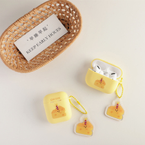 Original Cheese Apple Wireless Bluetooth Airpods12 Headset Protective Case 3 Generation airpods