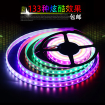 Happy horse light with led colorful color change 5 m 12V5050 magic light with car outdoor waterproof soft light bar flash