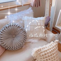 ins Nordic pumpkin pillow round pillow cushion cushion waist pillow pumpkin cushion home stay decorative wheel pillow