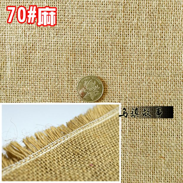 Chất liệu vải bố, bao tải, thảm trà, vải nền trang trí, chụp ảnh, sơn dầu, DIY thủ công, vải lanh màu vàng vải dạ may áo măng tô