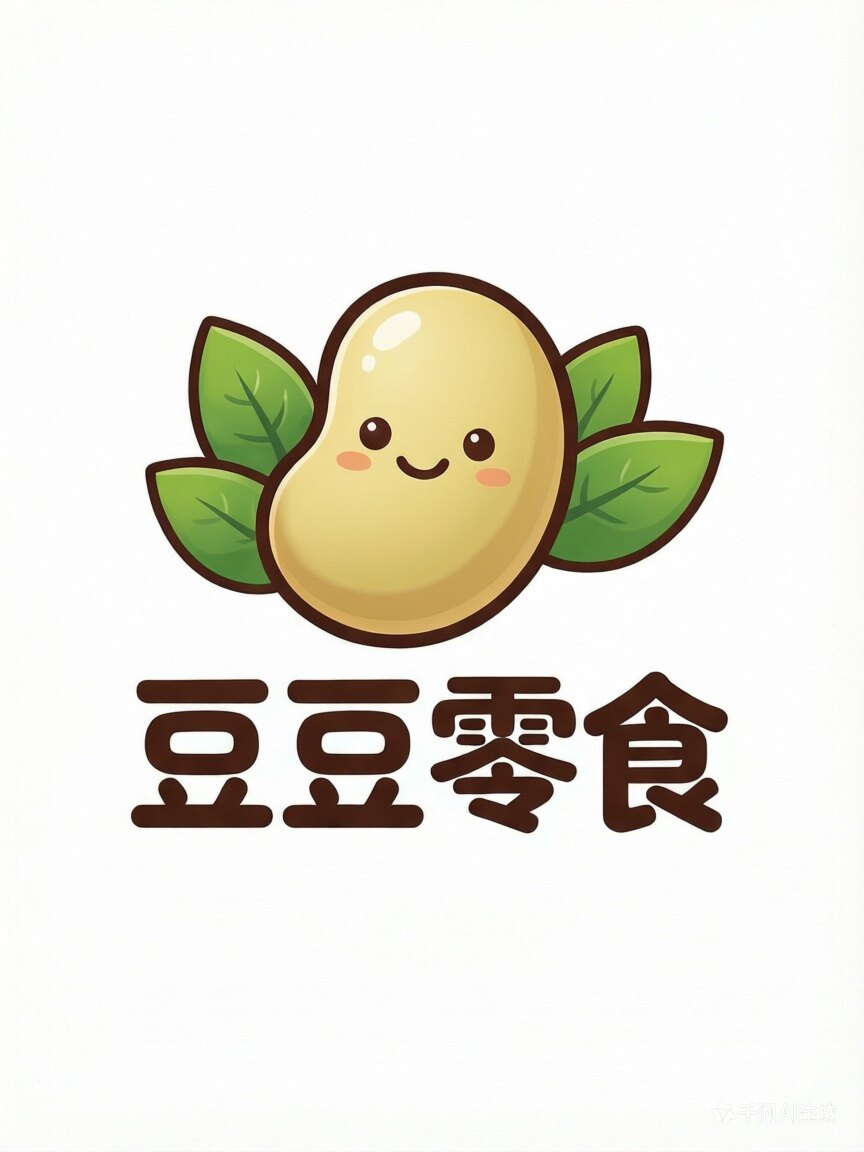 豆豆零食特产的LOGO