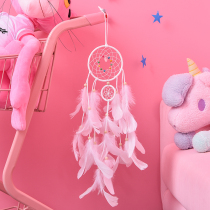 Nono love girl heart handmade dream catcher with lights to decorate the room decoration to send girls girlfriends birthday gifts
