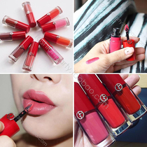 Clear spot sold without supplements Armani Lip velvet matte small Fat Ting liquid lip glazed 504505507