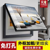 Meter box shielding can be stored property meter box decorative painting Non-punching modern simple distribution box hanging painting master switch cover