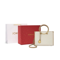 Матовая миндальная красная подарочная коробка